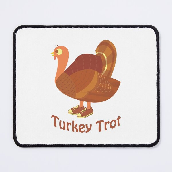 Item preview, Turkey Trot Cute Cartoon Turkey wearing Sneakers designed and sold by Hedgie Designs.