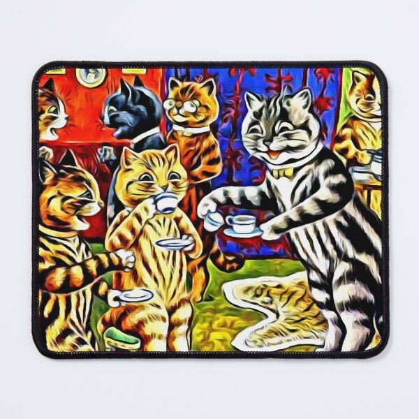Item preview, Cat Tea Party, Louis Wain Cats, Funny Cats designed and sold by DigitalEffects.