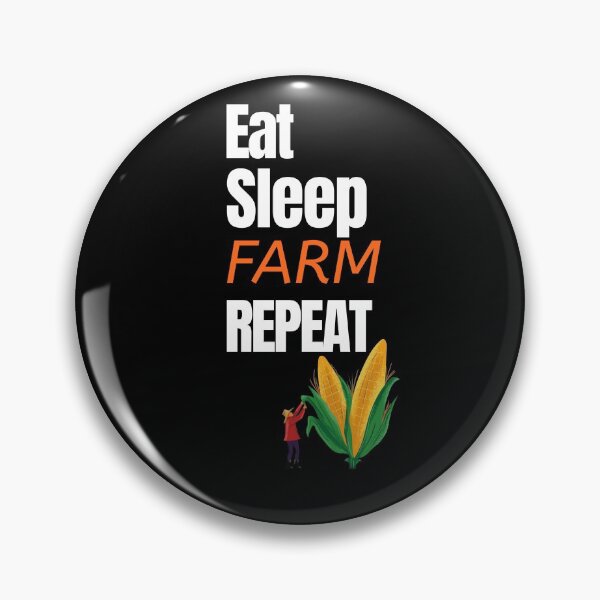 Item preview, Eat Sleep FARM Repeat Funny Farm related meme for the Farmer in your life designed and sold by LMcDs.