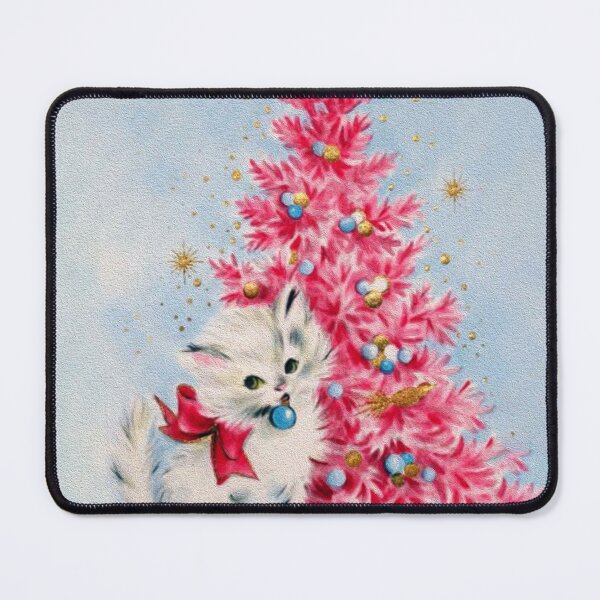Item preview, Retro Christmas, Vintage Christmas Kitten designed and sold by DigitalEffects.