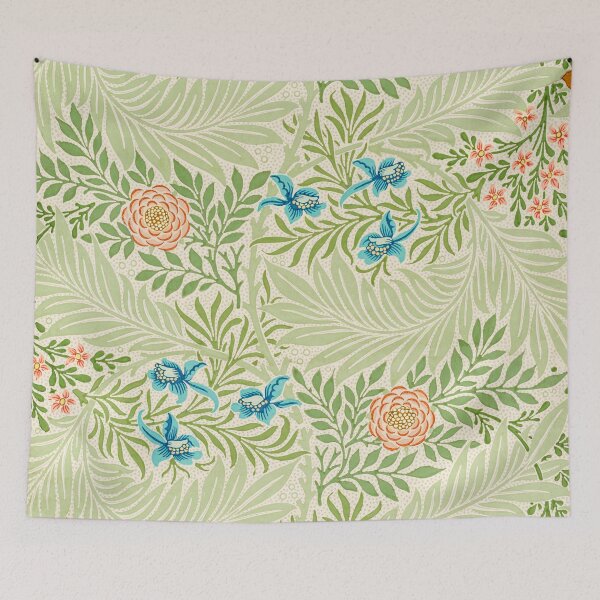 Item preview, Larkspur Pattern (1874) by William Morris designed and sold by amrmab.