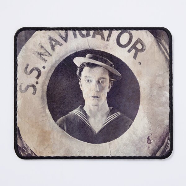 Item preview, Buster Keaton - The Navigator - Watercolor Vintage - D26 designed and sold by DecoVintage.