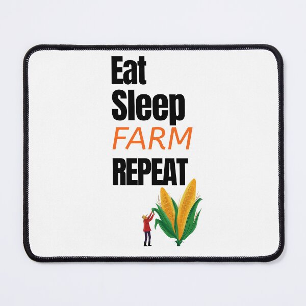Item preview, Eat Sleep FARM Repeat for all those who love funny farming tshirts and stickers designed and sold by LMcDs.