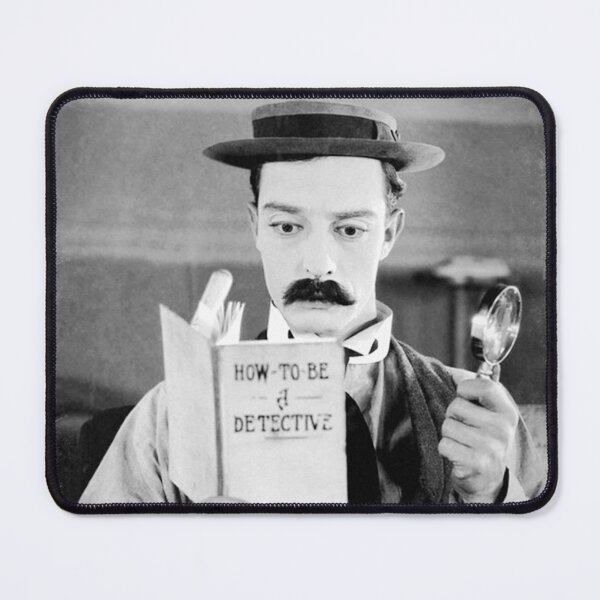 Item preview, Buster Keaton - Sherlock Jr. - BW Vintage - D33 designed and sold by DecoVintage.
