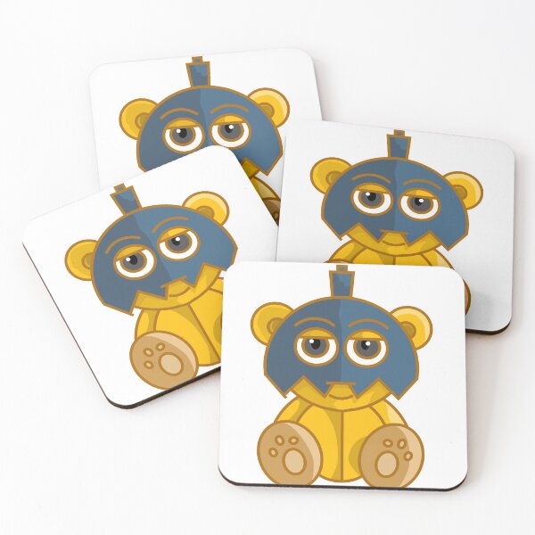 Item preview, cute brown bear wearing mask designed and sold by Swedi.