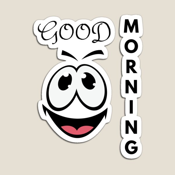 Item preview, Smiling Face Good Morning designed and sold by camteng.