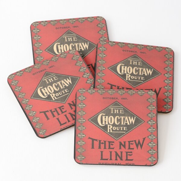 Item preview, The Choctaw Route Rail Vintage Signage designed and sold by theted4.