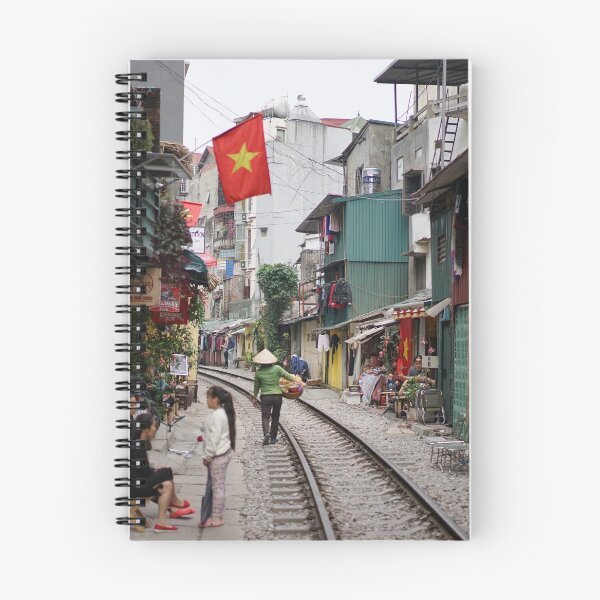 Item preview, Train Tracks - Train Street - Hanoi Vietnam - South East Asia  designed and sold by LachieMyles.