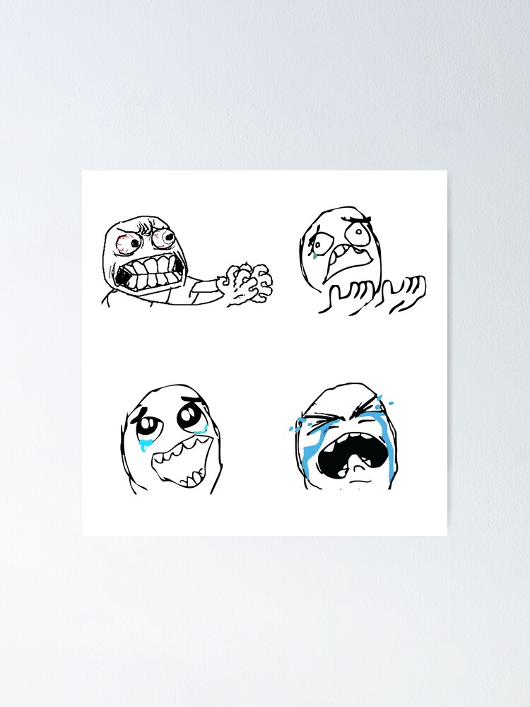 Internet meme troll faces - Troll Face - Posters and Art Prints
