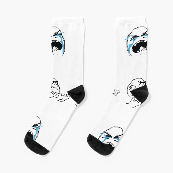 Troll faces meme stickers pack Socks