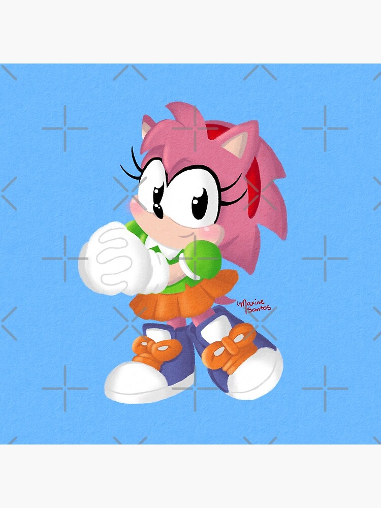  Amy Rose Sonic Plush Backpack 16 inch