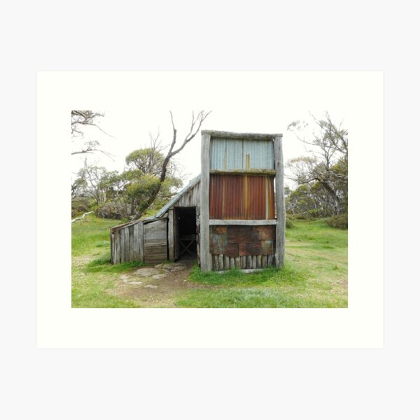 Item preview, Wallace Hut, Falls Creek, Victoria, Australia designed and sold by WildAliceArt.