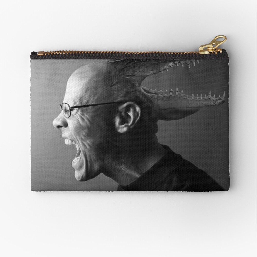 Reptilian Thoughts, Draconian Actions Zipper Pouch