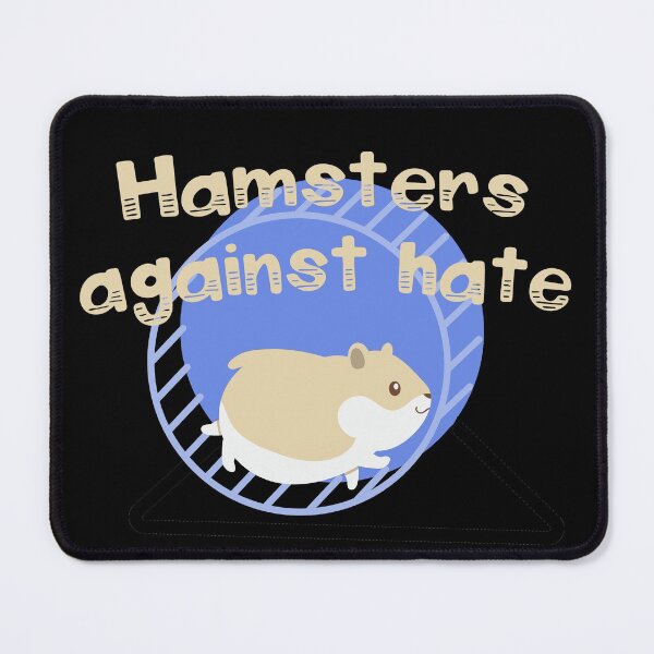 Item preview, Hamsters against hate: cute design with an important message designed and sold by incurablehippie.