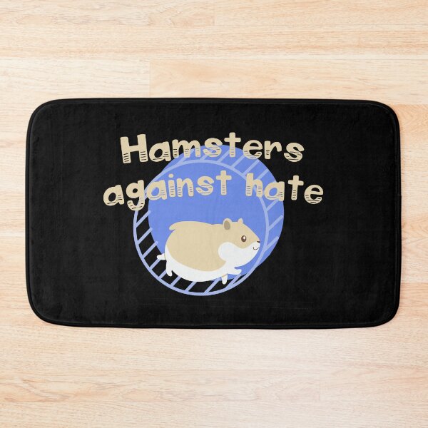 Item preview, Hamsters against hate: cute design with an important message designed and sold by incurablehippie.