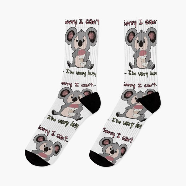 Item preview, Sorry I can’t I’m busy | funny koalas quote designed and sold by NathBros.