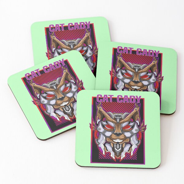 Item preview, cute cat cady cate pate designed and sold by Hero Prod.