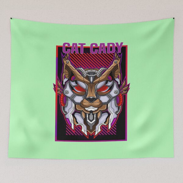 Item preview, cute cat cady cate pate designed and sold by Hero Prod.