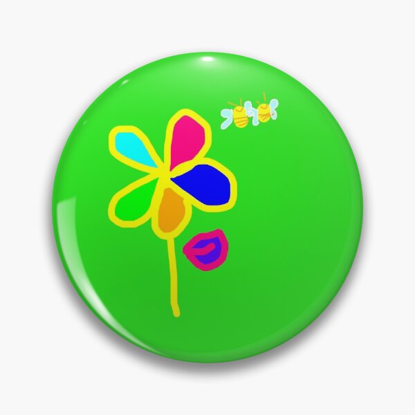 Item preview, Flower and very friendly bees designed and sold by MacaMacaMaca.