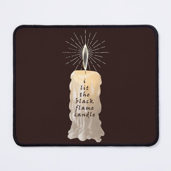 Item preview, I Lit The Black Flame Candle designed and sold by @ Megan Garnett Art.