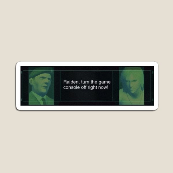 Item preview, Raiden, turn the game console off right now! designed and sold by Nihilalienvm.