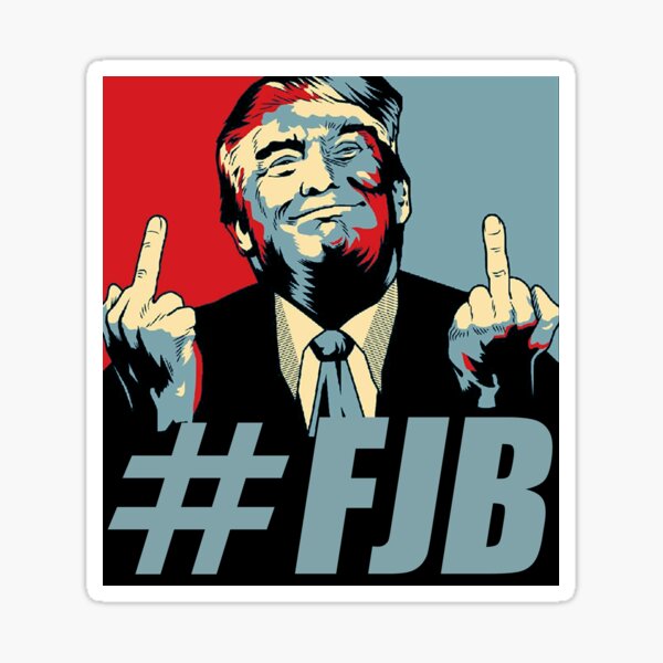 Let's Go Brandon! F**k Joe Biden LGB FJB Bumper Sticker