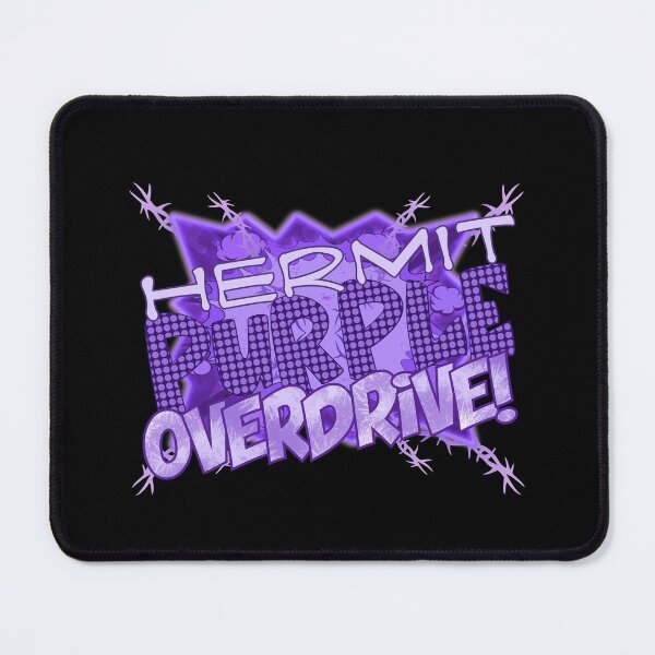 Item preview, Purple Hermit Stand (Design #2 - On Black) designed and sold by epinkb.