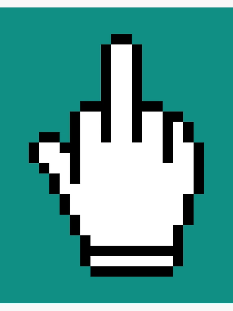 Pixel middle finger -  Österreich