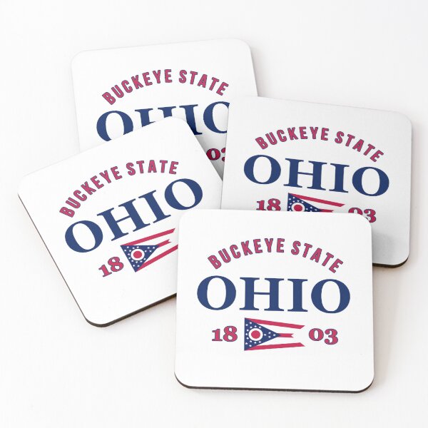 Item preview, Ohio Pride State Flag Native  designed and sold by The Junto Shop.