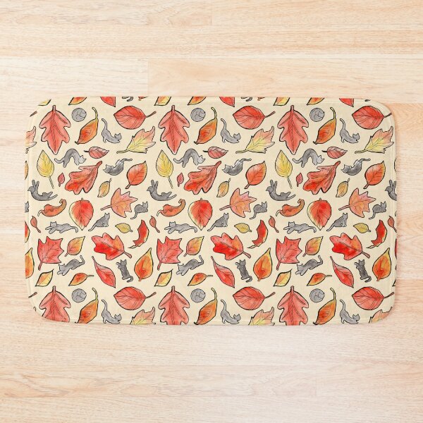 Item preview, Cats Amongst the Leaves - On Beige designed and sold by antipode-artist.