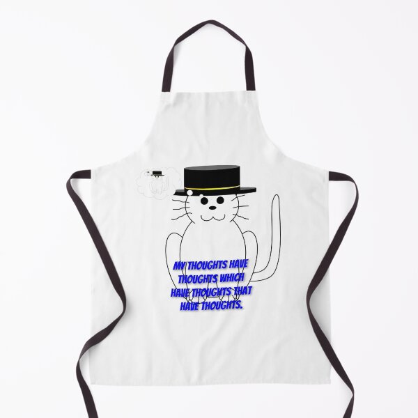 Item preview, My Thoughts Have Thoughts Cat Design designed and sold by HydeZero.