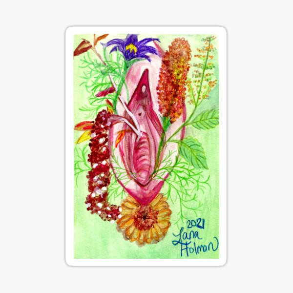 Plant-based Vagina, Cunt-o-copia Sticker