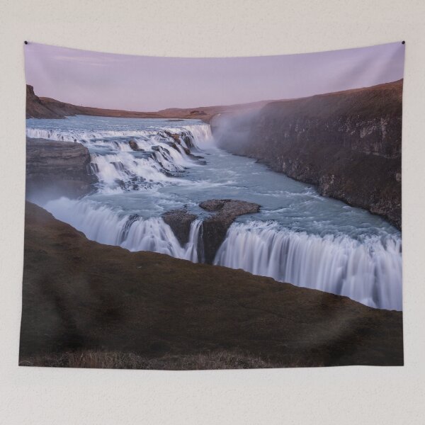 Item preview, View Over Gullfoss Waterfall In Iceland designed and sold by Catherine Reading.