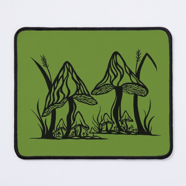 Item preview, Mushroom Garden | Fungus Design designed and sold by Monochromatics by Corie Mae Dark.