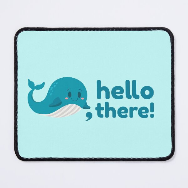 Item preview, Whale hello there funny animal pun designed and sold by punnylauren.