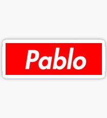 I feel like Pablo (Supreme Logo) Sticker