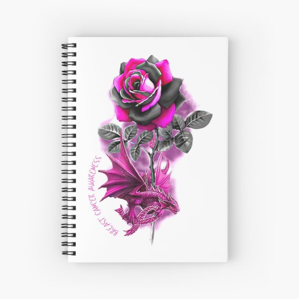 Artikel-Vorschau von Brustkrebs-Bewusstseins-Monat, Brustkrebs-Überlebender, Rose, Drache, Blume, rosa Schleife, Brustkrebs-Bewusstsein, rosa Schleife-Shirt, Brustkrebs-Shirt,, designt und verkauft von prteacool.