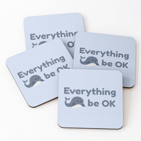 Item preview, Everything whale be ok designed and sold by punnylauren.