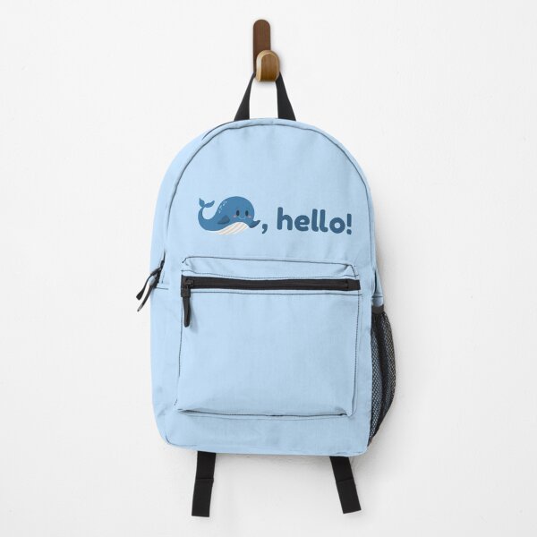 Item preview, Whale Hello cute animal pun designed and sold by punnylauren.