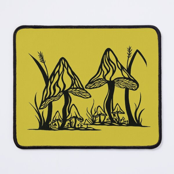Item preview, Mushroom Garden | Fungus Design designed and sold by Monochromatics by Corie Mae Dark.