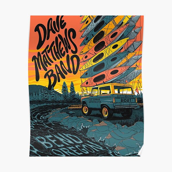 THE DAVE LES SCHWAB MATTHEWS AMPHITHEATER BAND OREGON Poster