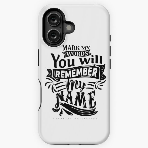 Mark My Words... iPhone Tough Case