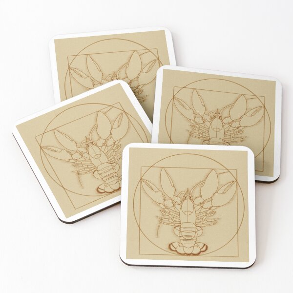 Item preview, The Vitruvian Lobster designed and sold by Jackson Segreto.
