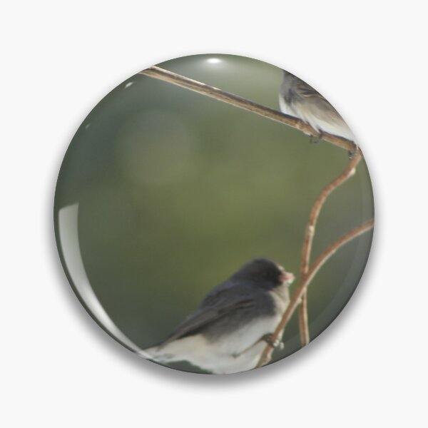 Item preview, Pair of Juncos Climb Branches Together designed and sold by Hazel Hall.