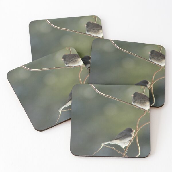 Item preview, Pair of Juncos Climb Branches Together designed and sold by Hazel Hall.