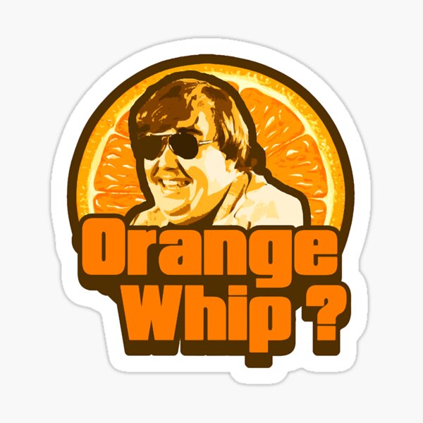 Orange Whip Sticker