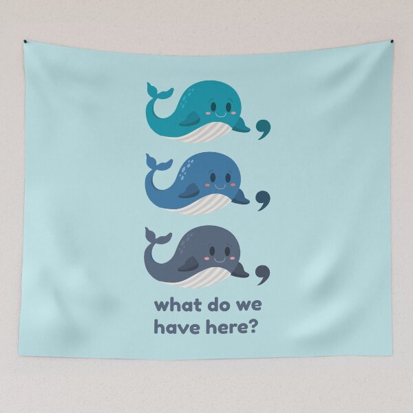 Item preview, Whale whale whale vertical designed and sold by punnylauren.