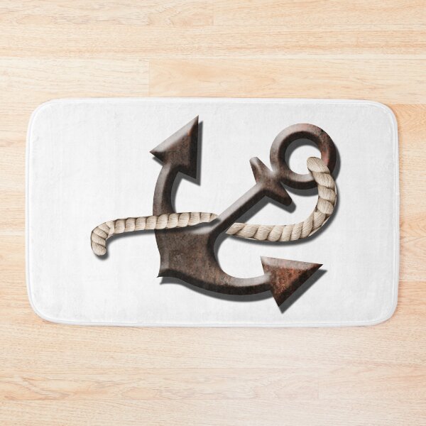 Item preview, Rusted anchor with rope designed and sold by TharuViduArts.