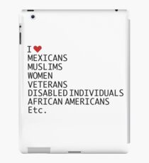 I Love what Trump Hates iPad Case/Skin