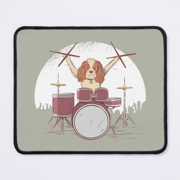 Item preview, English Cocker Spaniel Drummer Dog designed and sold by Cute and Funny Animal Art Designs.